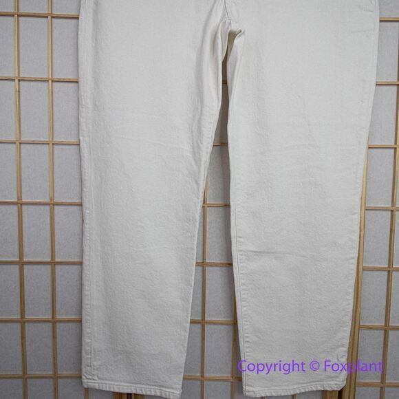 NEW Madewell‎ Mid-Rise Perfect Vintage Straight Jean in Tile White, 33 - Picture 3 of 16